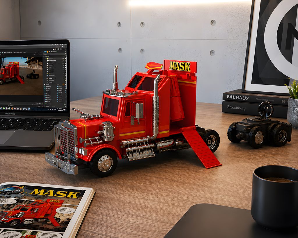 Legend Reborn – animiertes 3D-Modell mit Transformationsmechanik